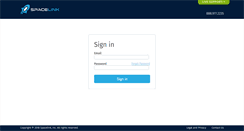 Desktop Screenshot of portal.spacelink.com